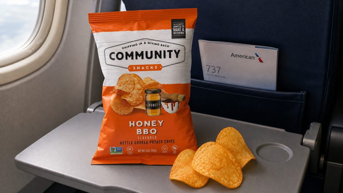 Community Snacks Now Flying on Select American Airlines Flights