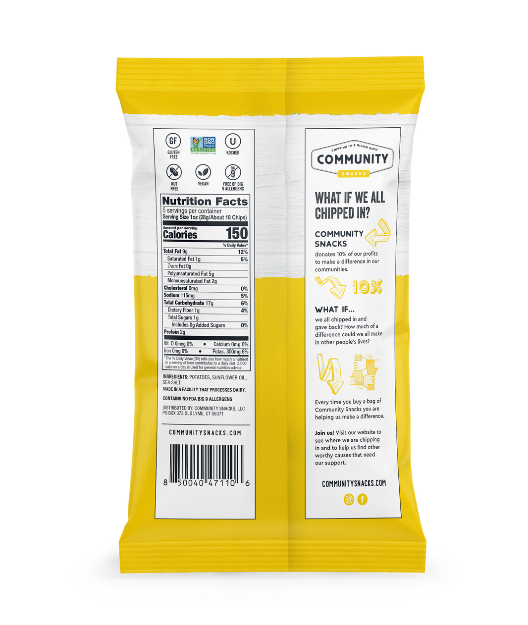 Community Snacks | Kettle Cooked Chips That Give Back