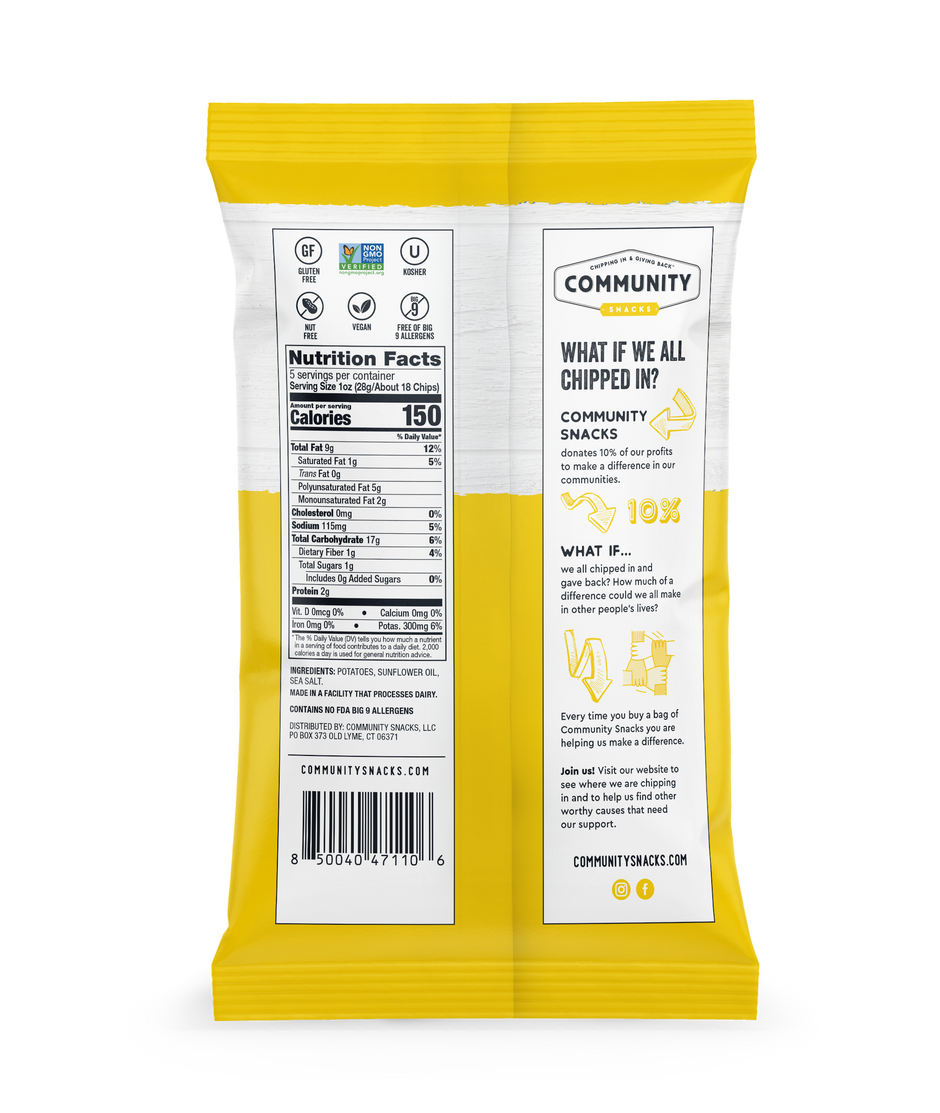 Community Snacks | Kettle Cooked Chips That Give Back