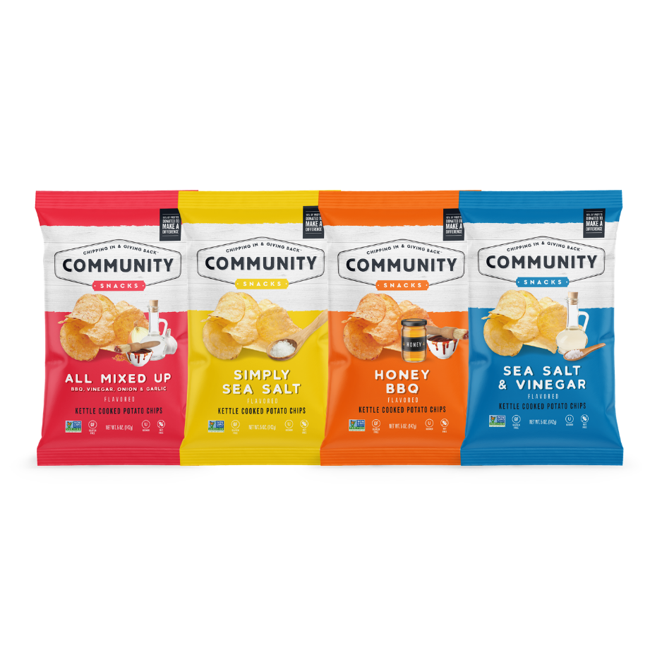 Kettle Cooked Chips Variety Pack, 5 oz Bags (12 Count)