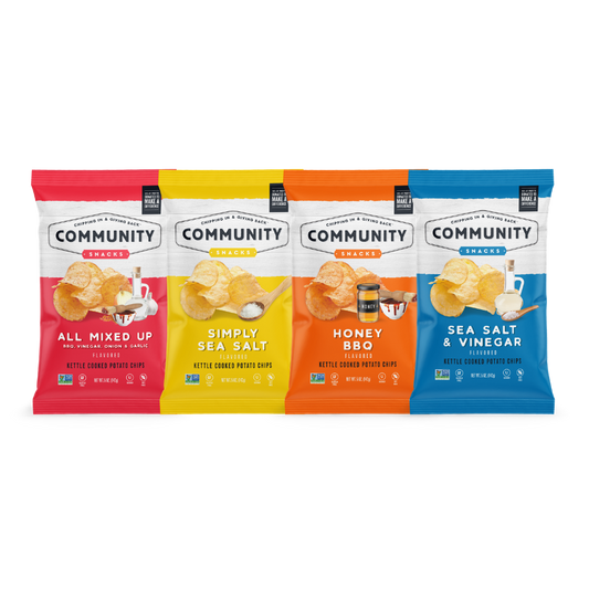 Kettle Cooked Chips Variety Pack, 5 oz Bags (12 Count)